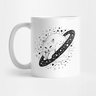 Saturn Cat Mug